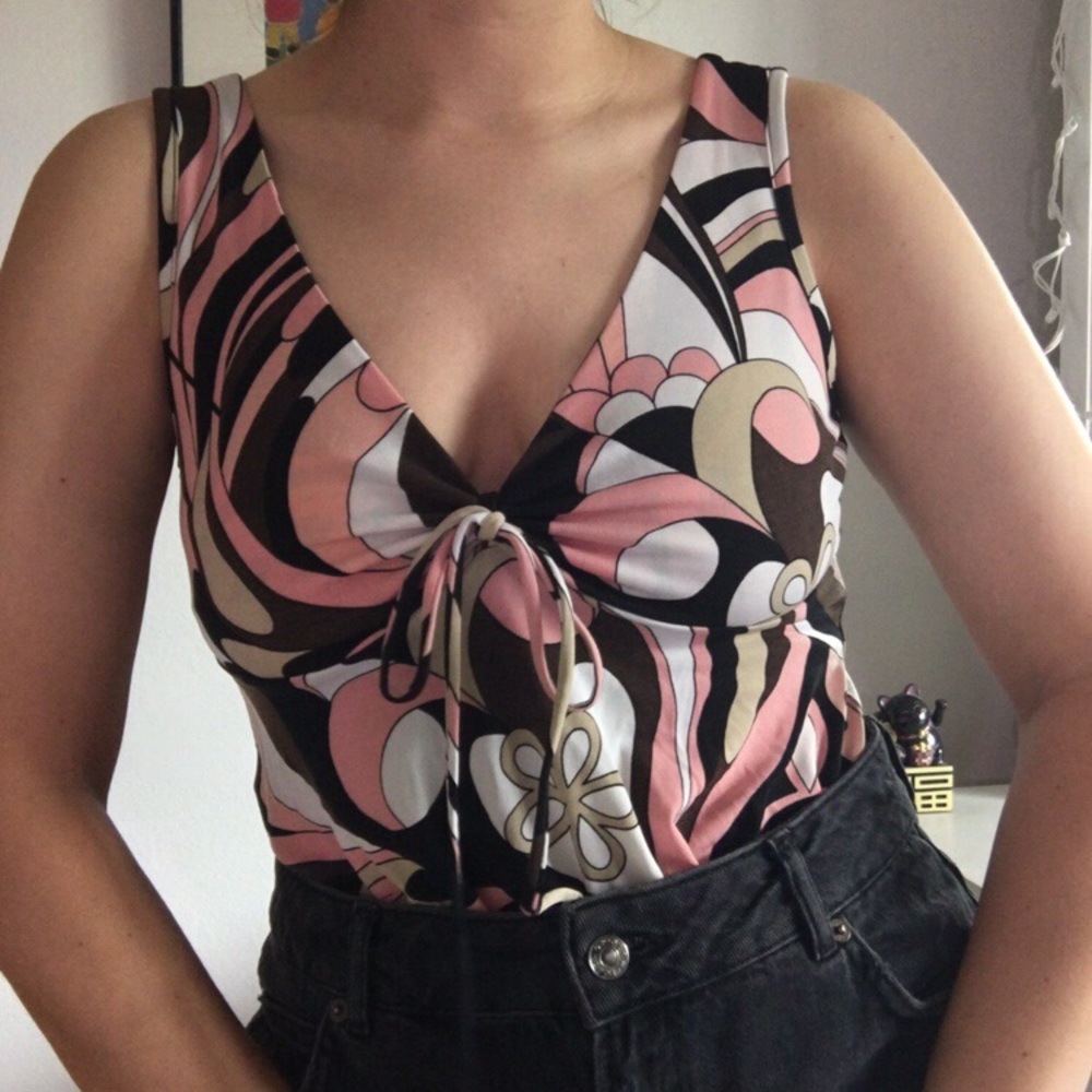 Vintage patterned top